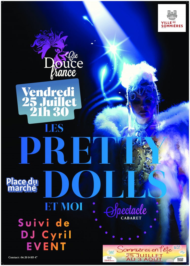 Le programme de la fte votive du 25 juillet au 3 aot 2025 Spectacle 3Douce France3 puis DJ Cyril EVENT : 1753350151.25.juillet.spectacle.douce.france.dj.jpg