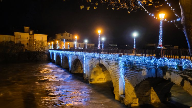 21, 22 et 23 d�cembre - Vidourlades Dimanche 21 d�cembre - 1�re crue du Vidourle : 1766501084.20251221_213628.jpg