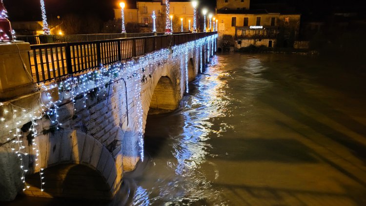 21, 22 et 23 d�cembre - Vidourlades Dimanche 21 d�cembre - 1�re crue du Vidourle : 1766501089.20251222_004156.jpg