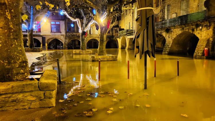 21, 22 et 23 d�cembre - Vidourlades Dimanche 21 d�cembre - 1�re crue du Vidourle : 1766501095.20251222_005113.jpg