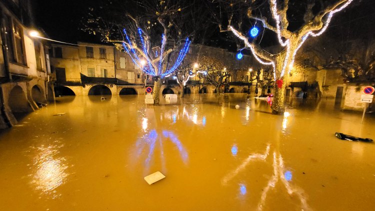 21, 22 et 23 d�cembre - Vidourlades Lundi 22 d�cembre et mardi 23 d�cembre - 2�me crue du Vidourle : 1766501341.20251223_034026.jpg