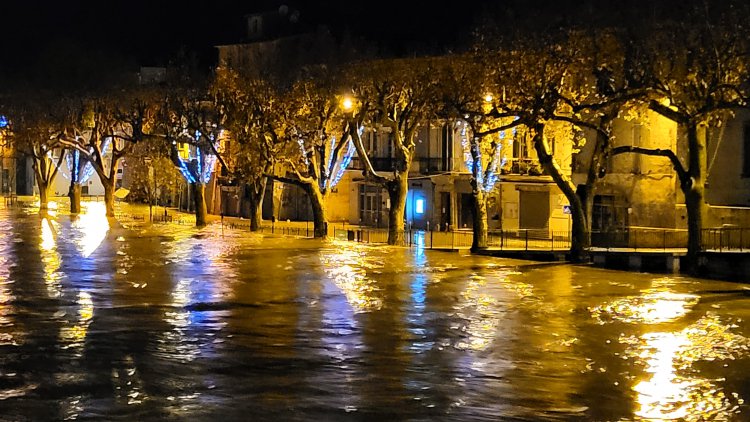 21, 22 et 23 d�cembre - Vidourlades Lundi 22 d�cembre et mardi 23 d�cembre - 2�me crue du Vidourle : 1766501372.20251223_065849.jpg