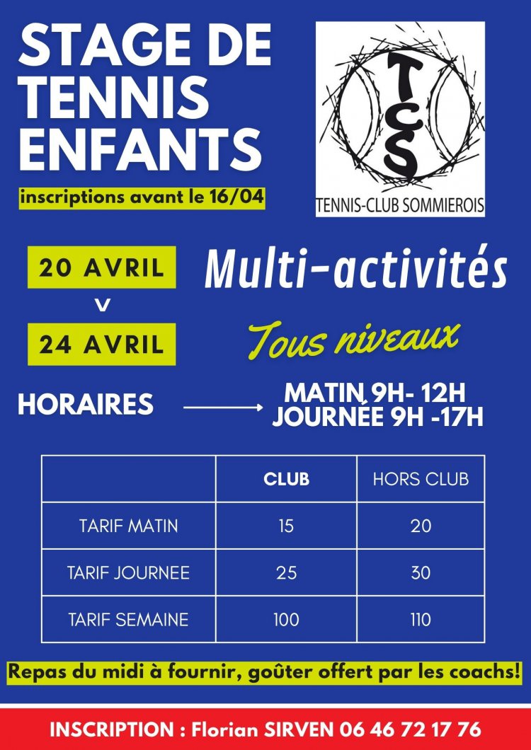 Vacances de Rintemps - les stages ou manifestations � Sommi�res Stages de tennis : 1774532737.stages.tennis.jpg