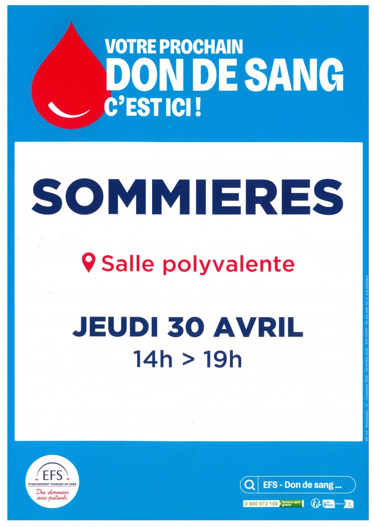 Vacances de Printemps - les stages ou manifestations � Sommi�res Don du sang : 1776238781.30.avril.don.du.sang.jpg