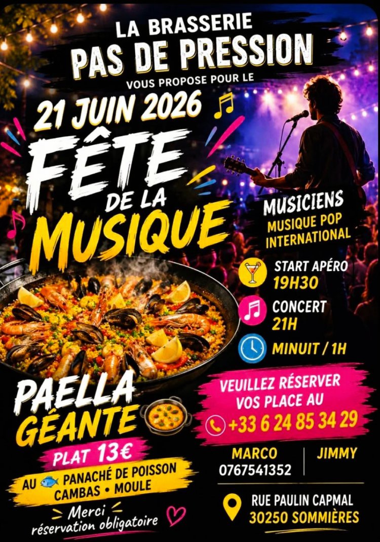 20 et 21 Juin - F�te de la musique F�te de la musique - Dimanche 21 Juin - Brasserie PAS DE PRESSION : 1781184407.21.juin.brasserie.pas.de.pression.jpg