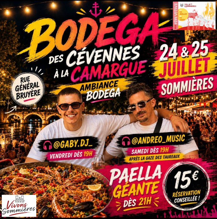 Le programme et les affiches de la f�te votive 24 et 25 juillet - Bod�ga \"des c�vennes � la camargue\" : 1784813829.24.et.25.juillet.bodega.des.cevennes.a.la.camargue.jpg