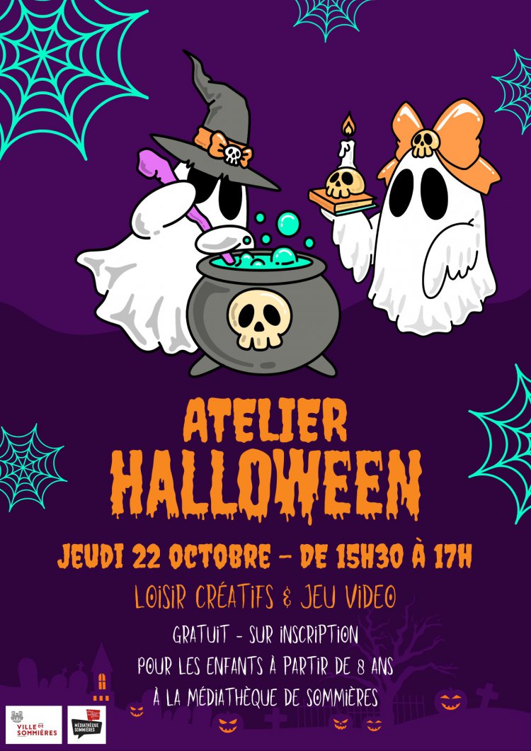 Stages vacances d'Automne � Sommi�res Atelier Halloween � la m�diath�que : 1790255745.22.octobre.atelier.halloween.mediatheque.jpg