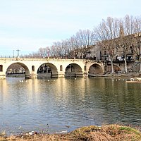 Le pont romain en Automne