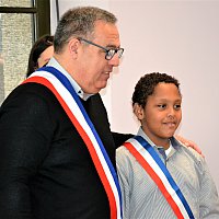 Conseil municipal des jeunes - Remise des charpes le 02 Avril 2022