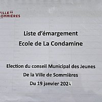 19-01-24 Election du Conseil Municipal des Jeunes (CMJ)