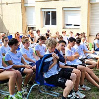 10 juin - remise des diplomes aux lves de la classe dfense du collge G.Doumergue