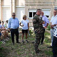 10 juin - remise des diplomes aux lves de la classe dfense du collge G.Doumergue