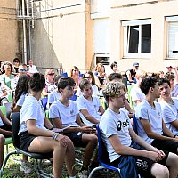 10 juin - remise des diplomes aux lves de la classe dfense du collge G.Doumergue
