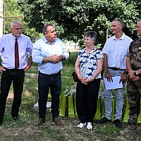 10 juin - remise des diplomes aux lves de la classe dfense du collge G.Doumergue
