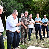 10 juin - remise des diplomes aux lves de la classe dfense du collge G.Doumergue