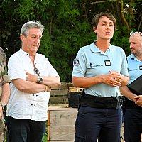 10 juin - remise des diplomes aux lves de la classe dfense du collge G.Doumergue