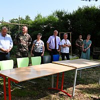 10 juin - remise des diplomes aux lves de la classe dfense du collge G.Doumergue