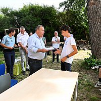 10 juin - remise des diplomes aux lves de la classe dfense du collge G.Doumergue
