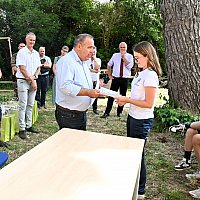 10 juin - remise des diplomes aux lves de la classe dfense du collge G.Doumergue