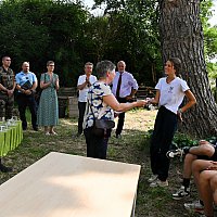 10 juin - remise des diplomes aux lves de la classe dfense du collge G.Doumergue