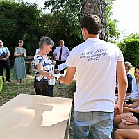10 juin - remise des diplomes aux lves de la classe dfense du collge G.Doumergue