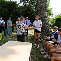 10 juin - remise des diplomes aux lves de la classe dfense du collge G.Doumergue