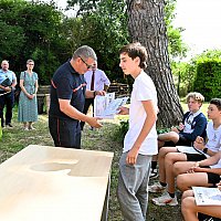 10 juin - remise des diplomes aux lves de la classe dfense du collge G.Doumergue
