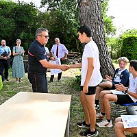 10 juin - remise des diplomes aux lves de la classe dfense du collge G.Doumergue