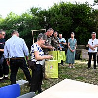 10 juin - remise des diplomes aux lves de la classe dfense du collge G.Doumergue