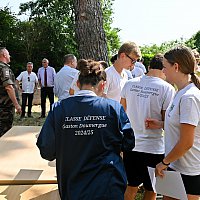 10 juin - remise des diplomes aux lves de la classe dfense du collge G.Doumergue