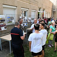 10 juin - remise des diplomes aux lves de la classe dfense du collge G.Doumergue