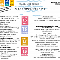 Animations, stages, activits vacances d't 2025