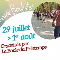 C'est la semaine bouliste !