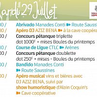 Mardi 29 Juillet