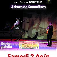 Spectacle questre dans les arnes