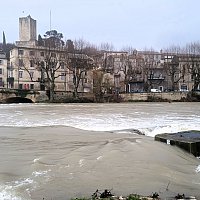 Dimanche 21 d�cembre - 1�re crue du Vidourle