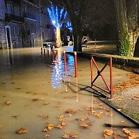 Dimanche 21 d�cembre - 1�re crue du Vidourle