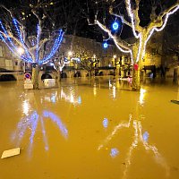 Lundi 22 d�cembre et mardi 23 d�cembre - 2�me crue du Vidourle