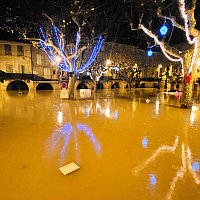 Lundi 22 d�cembre et mardi 23 d�cembre - 2�me crue du Vidourle