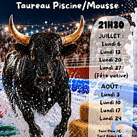 Taureaux piscine du lundi