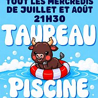 Taureaux piscine-Mousse du mercredi soir - Club taurin Lou carmen
