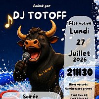 27 juillet - Taureau piscine anim� par TOTOFF