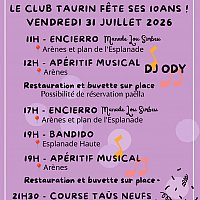 31 juillet - Les 10 ans du club taurin Sommi�rois