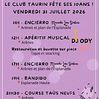 31 juillet - Les 10 ans du club taurin Sommi�rois