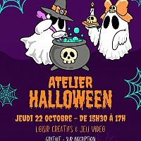 Atelier Halloween � la m�diath�que